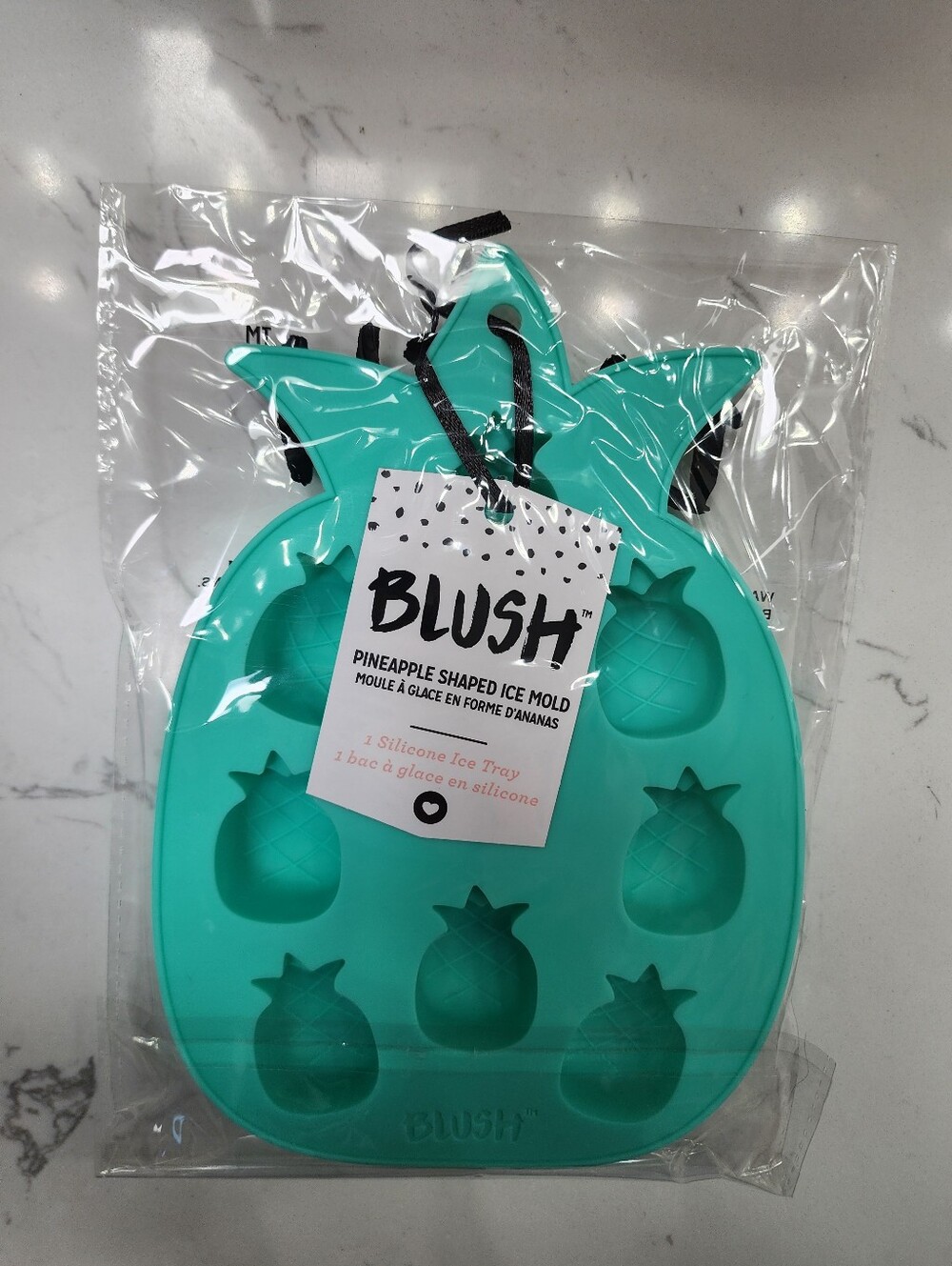 Blush Teal Pineapple Silicone Ice Tray